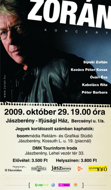 Zorán plakát
