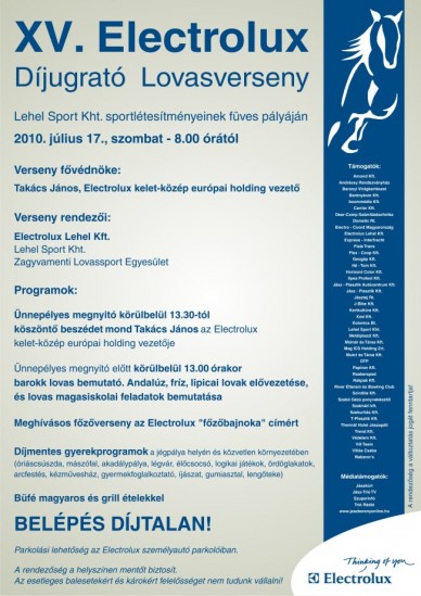XV. Díjugrató plakát